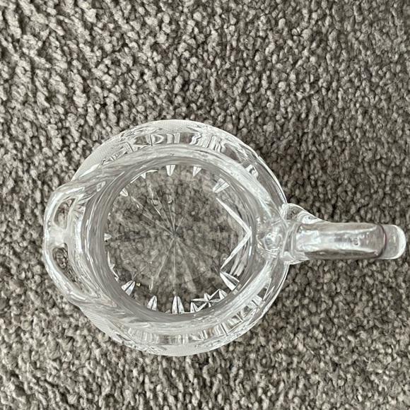 VINTAGE CRYSTAL CREAM & SUGAR SET WITH TRAY! - Picture 15 of 16